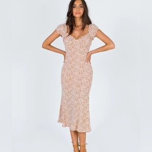 Princess polly just like heaven midi dress